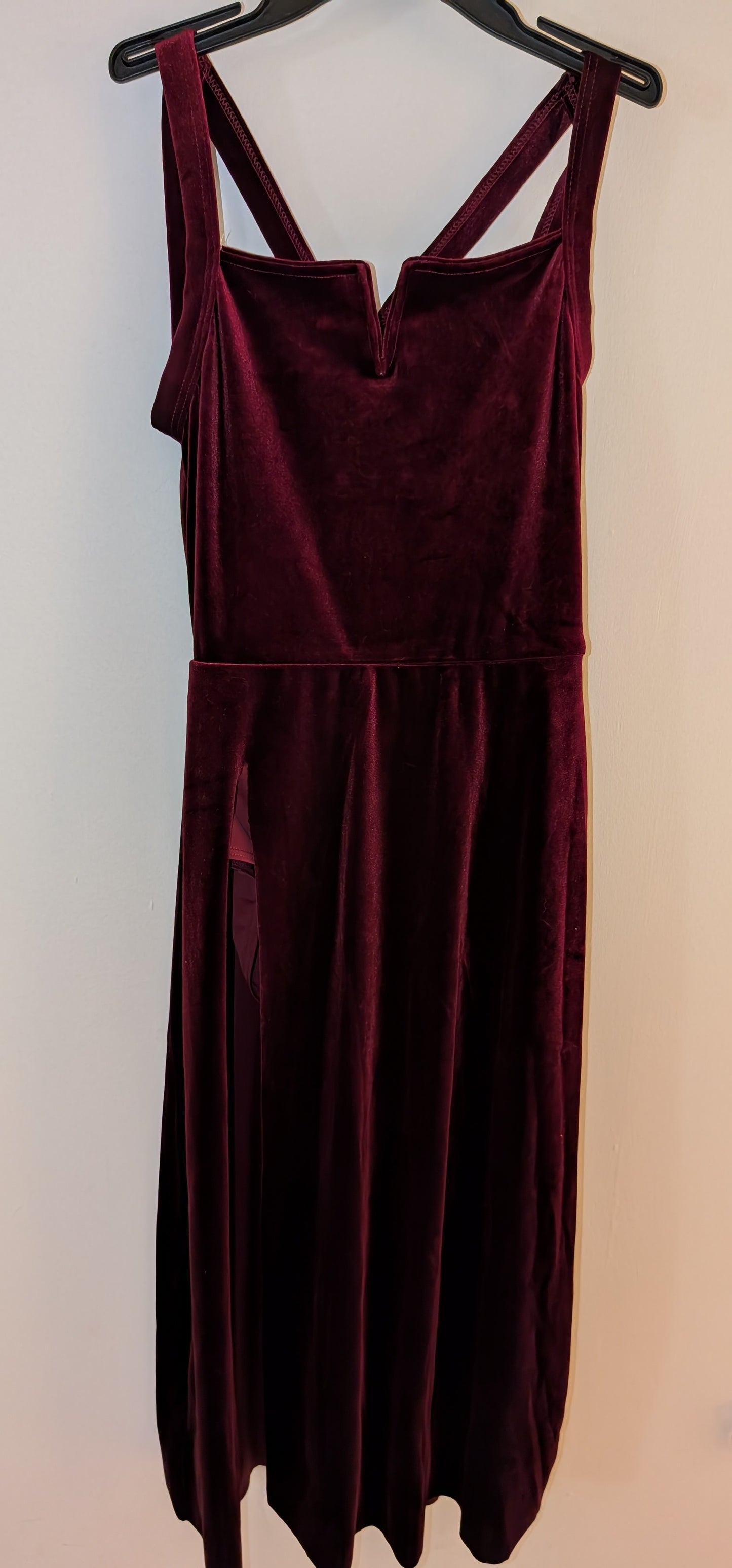 Burgundy Velvet Lyrical/Musical Theater/Ballet Costume - Weissman sz XSA