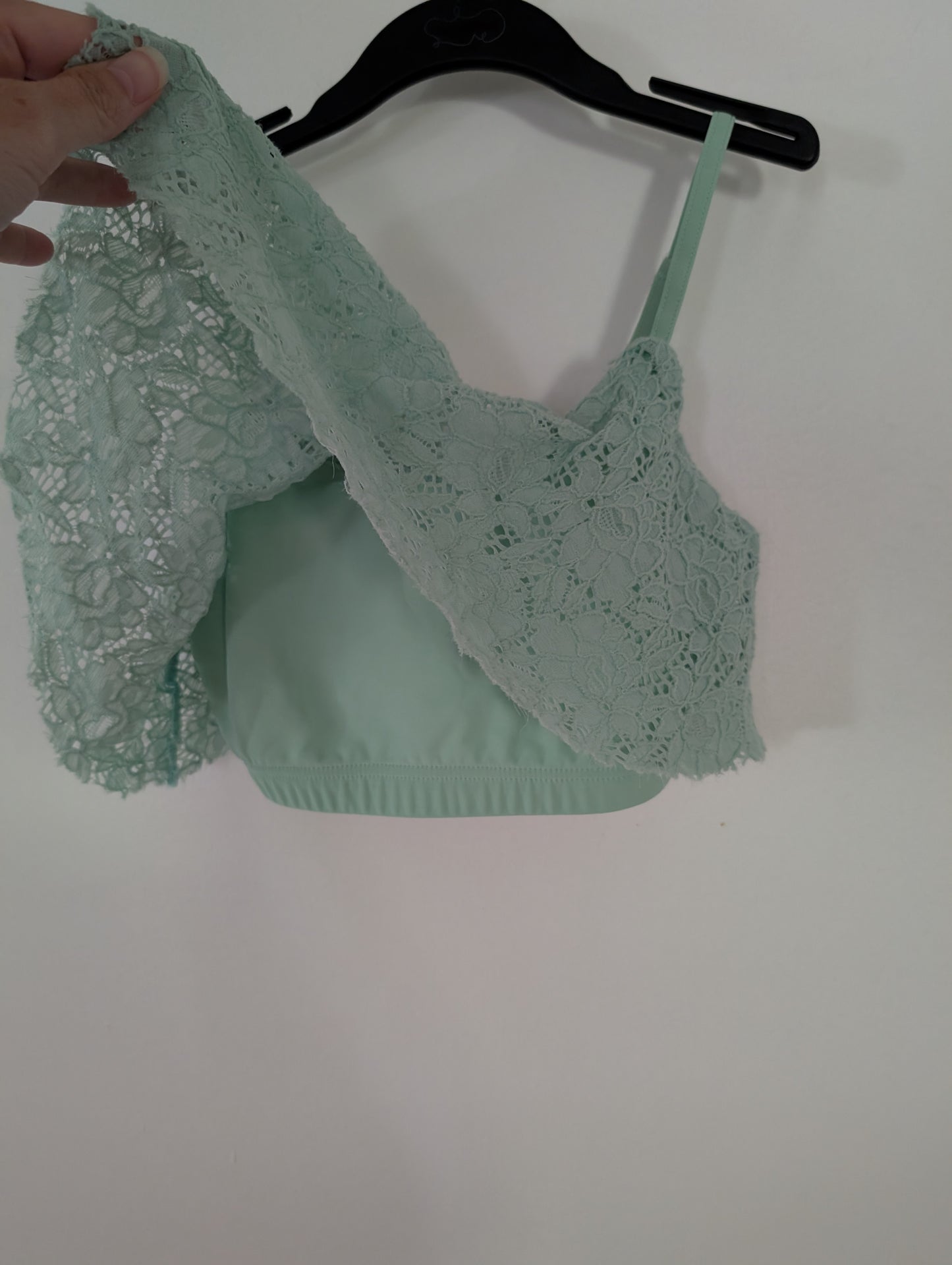 Mint Green Lace Dance Bra Top - balera sz SA
