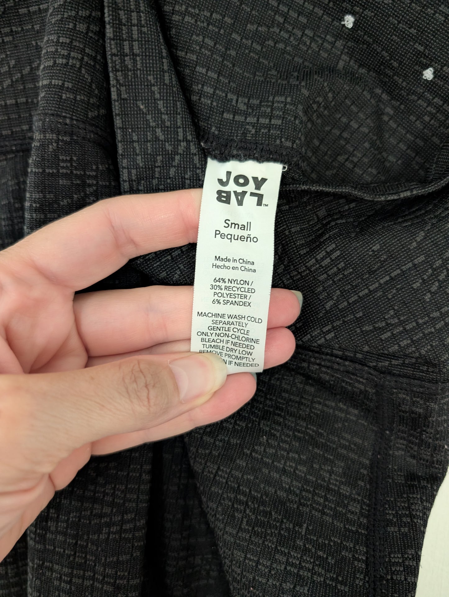 Joy Lab Textured Gray Flair Leggings with Slit - sz Adult S