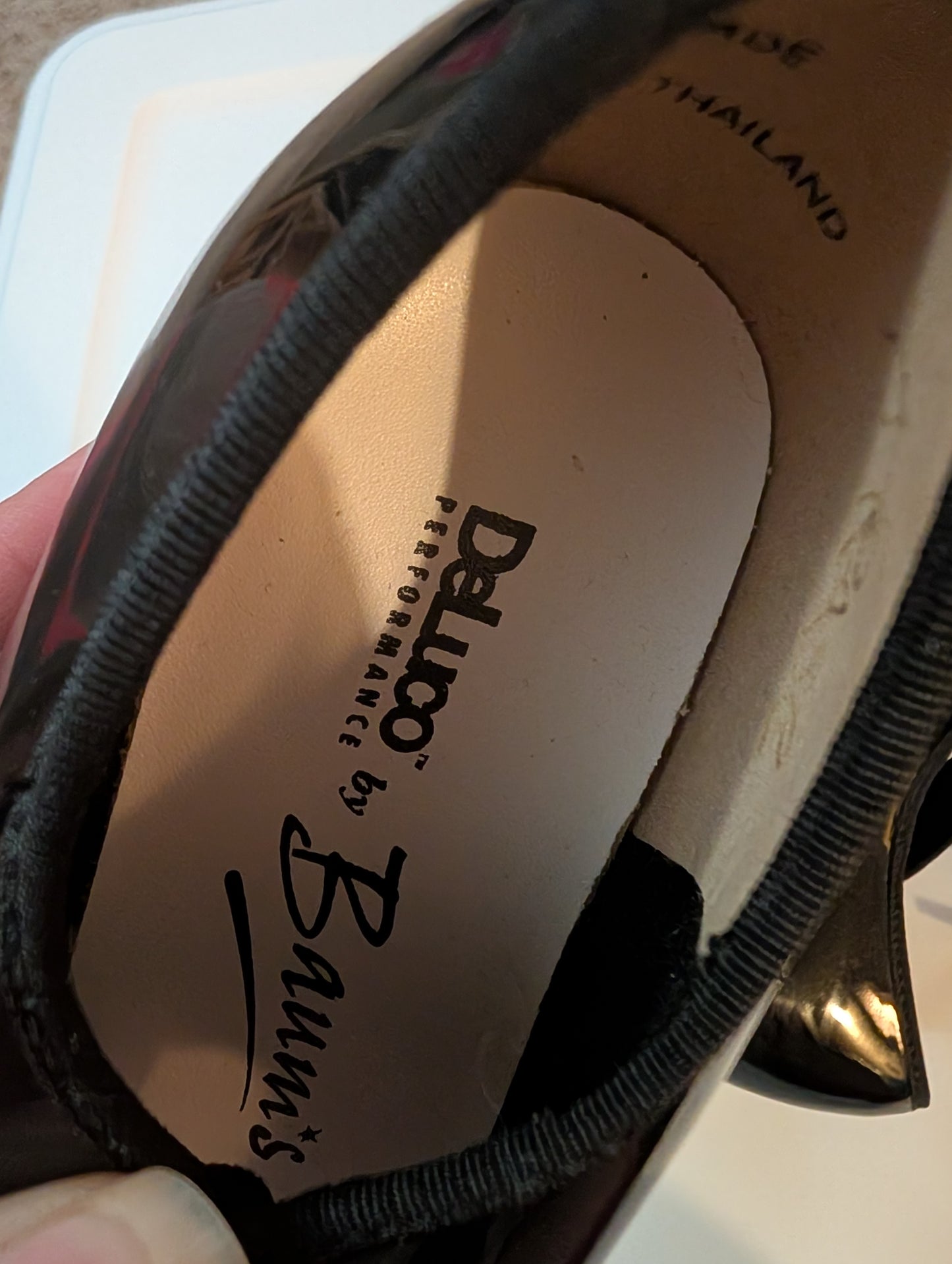 Black Tap Shoes - sz 1 kids