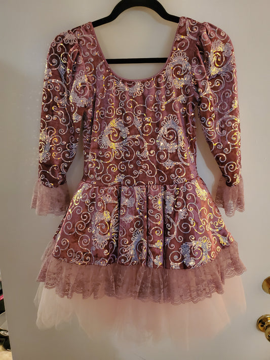 Pink/Silver Design Ballet/Musical Theater Costume - Revolution sz XLC