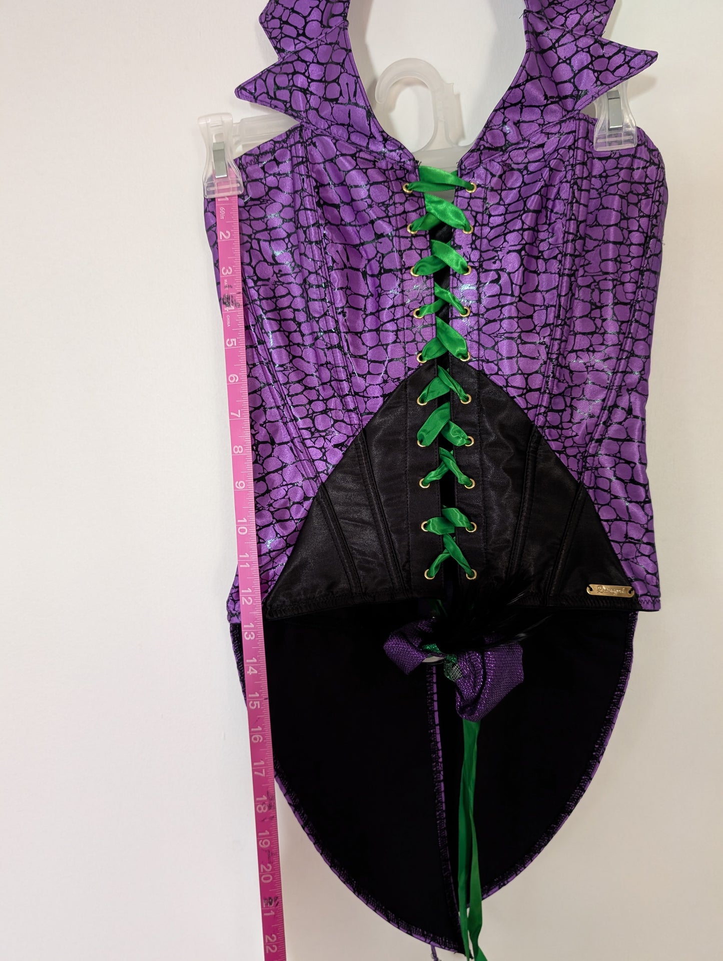 Purple/Black Tailcoat Corset w/ Pants Hip Hop/Musical Theater/Tap Costume - Balera sz LC