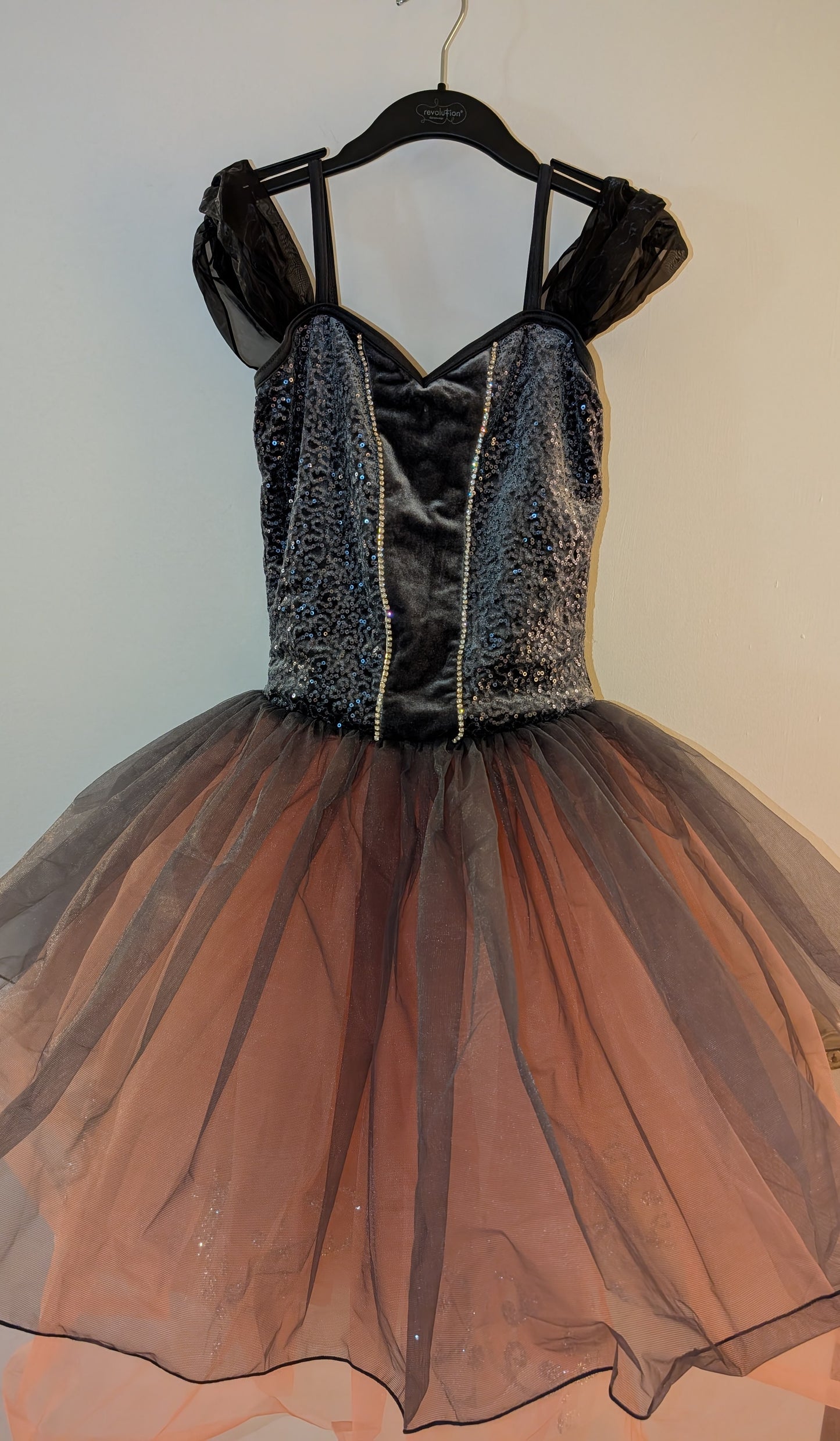 Pink/Grey Princess-cut Ballet/Musical Theater Costume - Weissman sz XSA