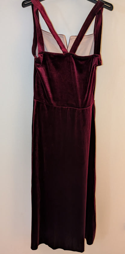 Burgundy Velvet Lyrical/Musical Theater/Ballet Costume - Weissman sz XSA