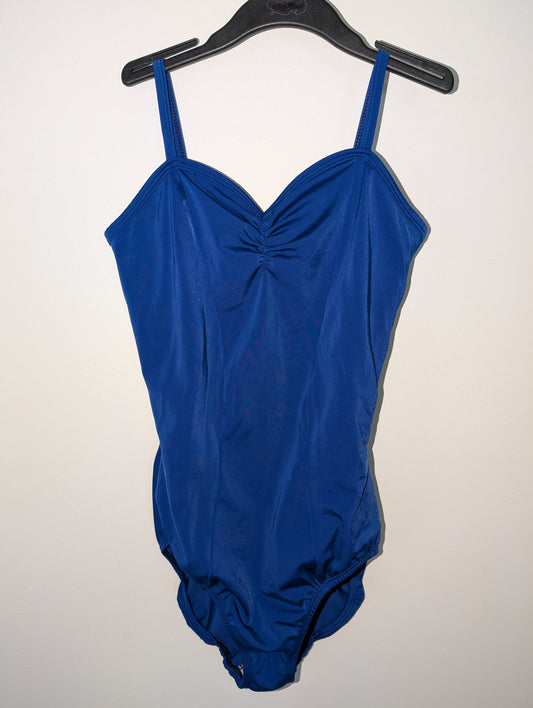 Royal Blue Tank Leotard - sz Adult Medium