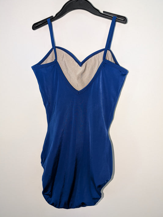 Royal Blue Tank Leotard - sz Adult Medium