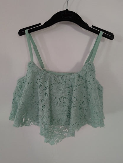 Mint Green Lace Dance Bra Top - balera sz SA