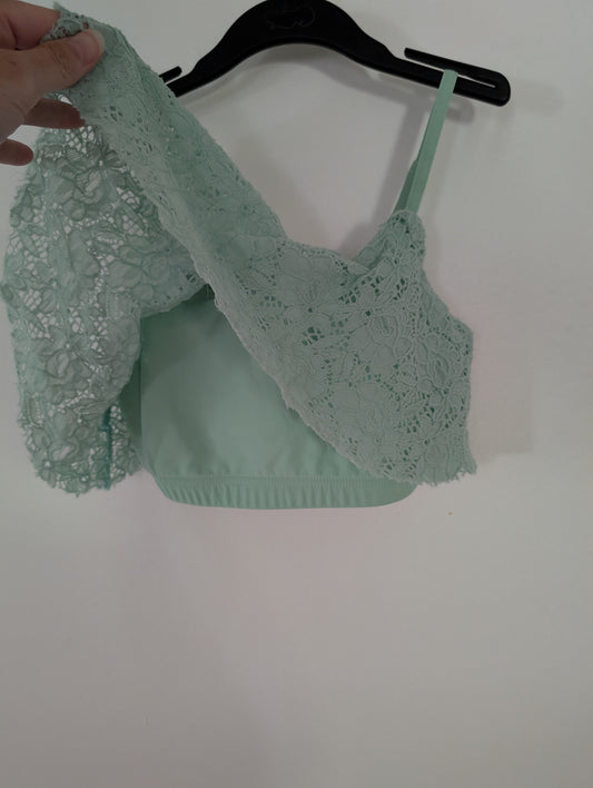 Mint Green Lace Dance Bra Top - balera sz SA