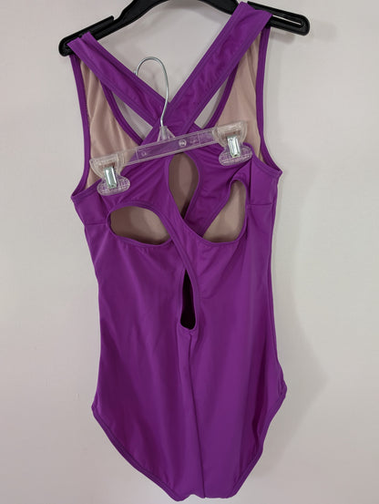 Purple Clover Cut Out Leotard - Balera sz SA