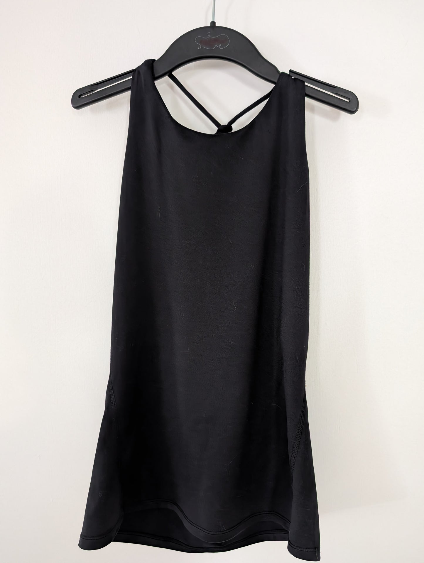 Black Tank Top with Fun Knot Straps - All in Motion sz 10/12 Girls