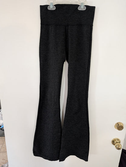 Joy Lab Textured Gray Flair Leggings with Slit - sz Adult S