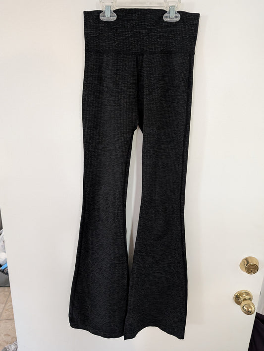 Joy Lab Textured Gray Flair Leggings with Slit - sz Adult S