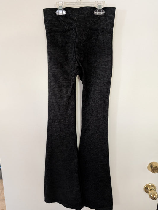 Joy Lab Textured Gray Flair Leggings with Slit - sz Adult S
