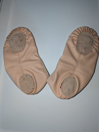 Split-Sole Leather-Style Ballet Shoes - Women's sz 6/7
