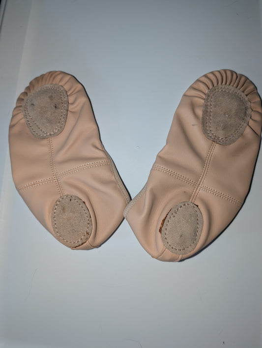 Split-Sole Leather-Style Ballet Shoes - Women's sz 6/7