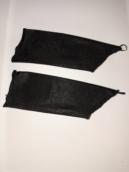 Black Satiny Glove Accessories