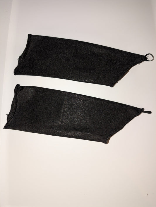 Black Satiny Glove Accessories