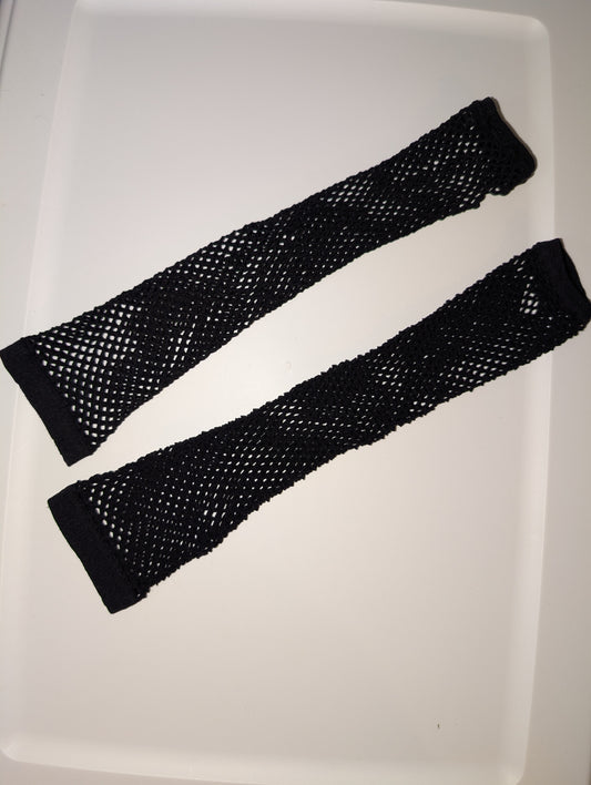 Black Fishnet Arm Sleeves
