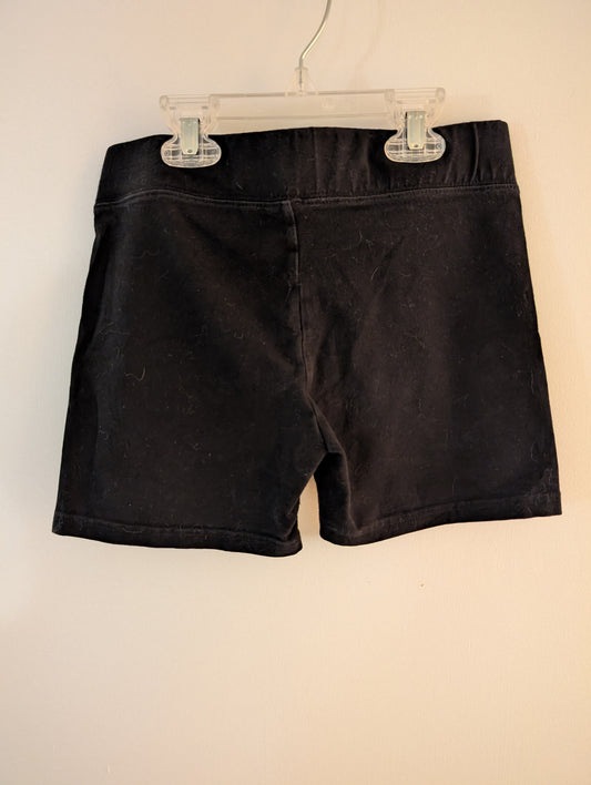 Black Fitted Shorts - Justice sz 16 girls