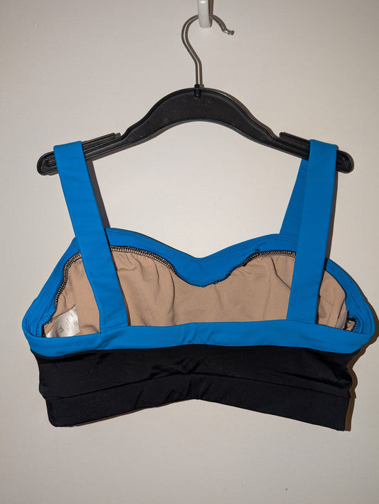 Blue/Black Dance Bra Top - balera sz SA