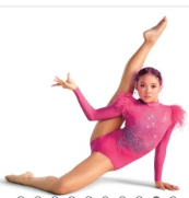 Hot Pink Sparkly w/ Feathers Jazz/Musical Theater Costume and Hair Piece - tenth house sz SA